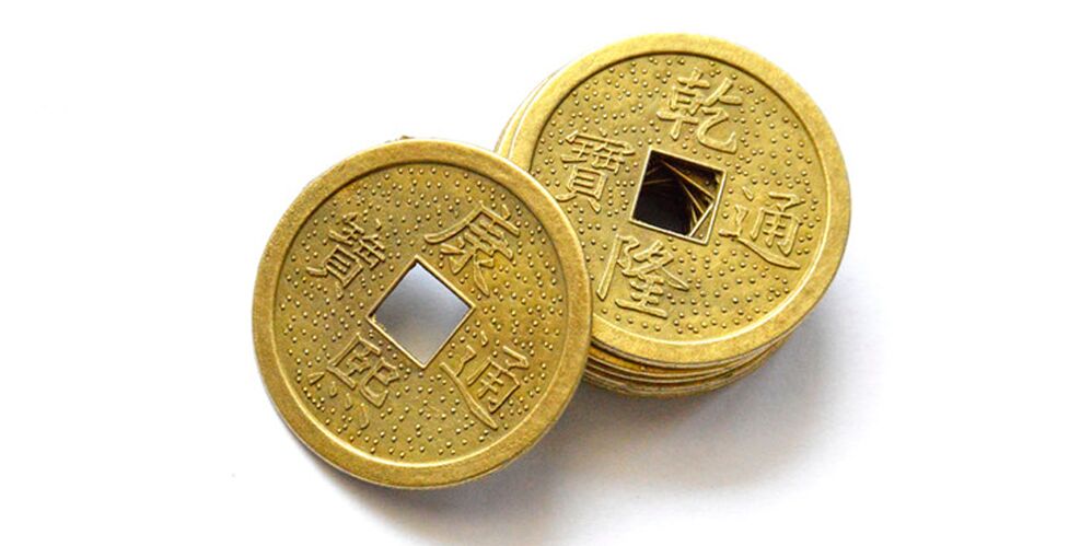 Moneta cinese come talismano portafortuna