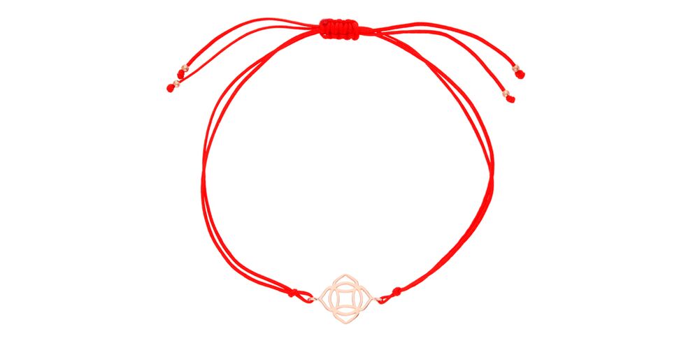 amuleto con filo rosso portafortuna