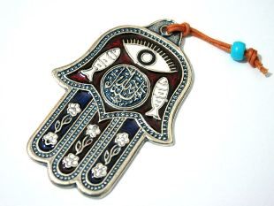 musulmani amuleti portafortuna hamsa